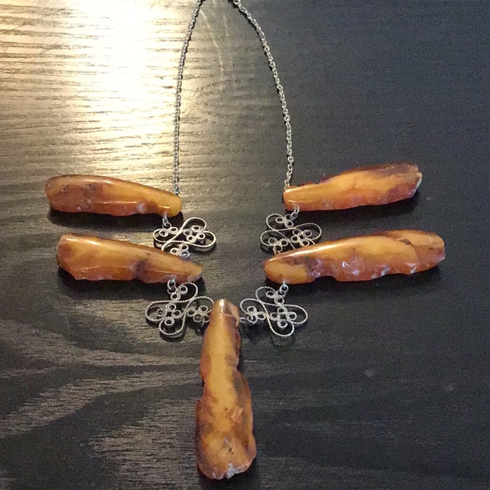 Vintage Baltic Amber necklace.
